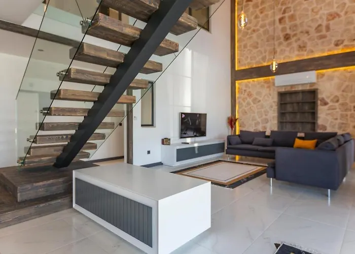 Kas 5 Bedroom Luxury With Private Pool Hot Tub Villa *
